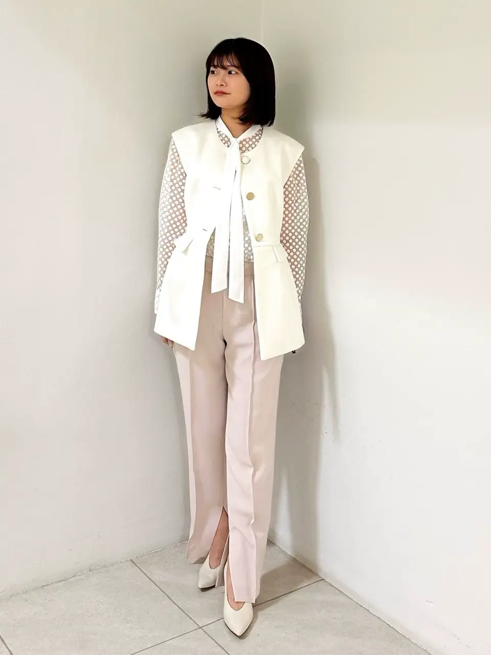 GRACE CONTINENTAL MORITA AI コーディネート画像