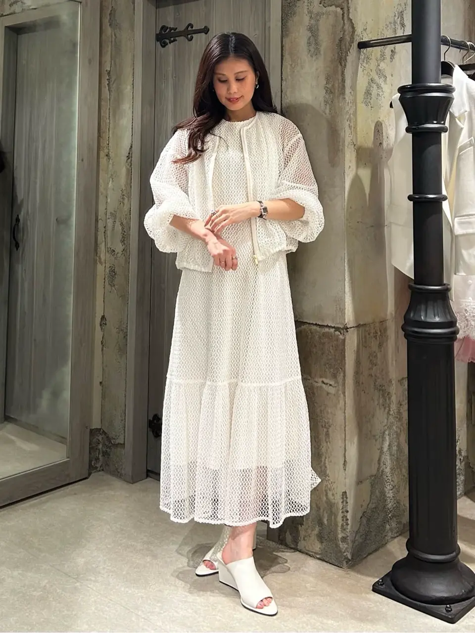 GRACE CONTINENTAL 志田　悠 コーディネート画像