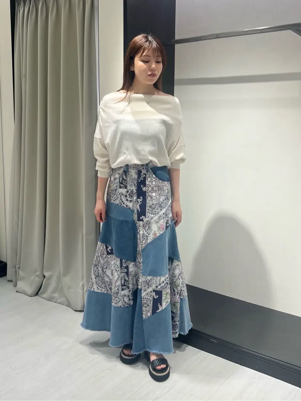 GRACE CONTINENTAL 赤坂 梨来 コーディネート画像