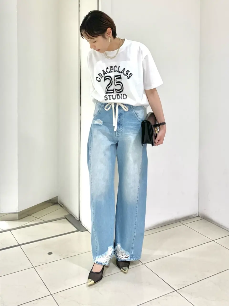 GRACE CONTINENTAL haruka iwasaki コーディネート画像