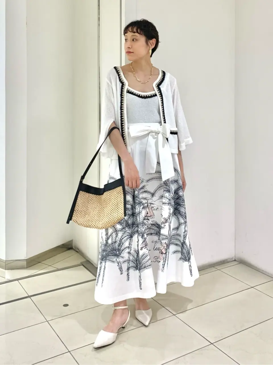 GRACE CONTINENTAL / グレースコンチネンタル ツイーディーニットキャミ ツイーディーニットキャミ / GRACE CONTINENTAL | GRACE