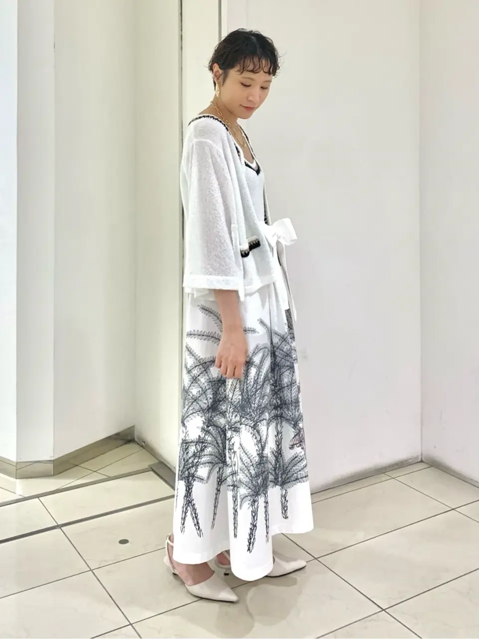 GRACE CONTINENTAL haruka iwasaki コーディネート画像