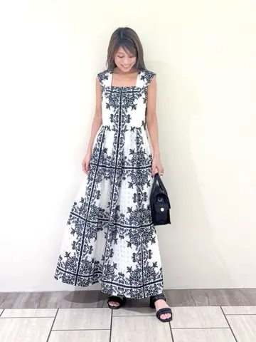 GRACE CONTINENTAL yukimi yonee コーディネート画像