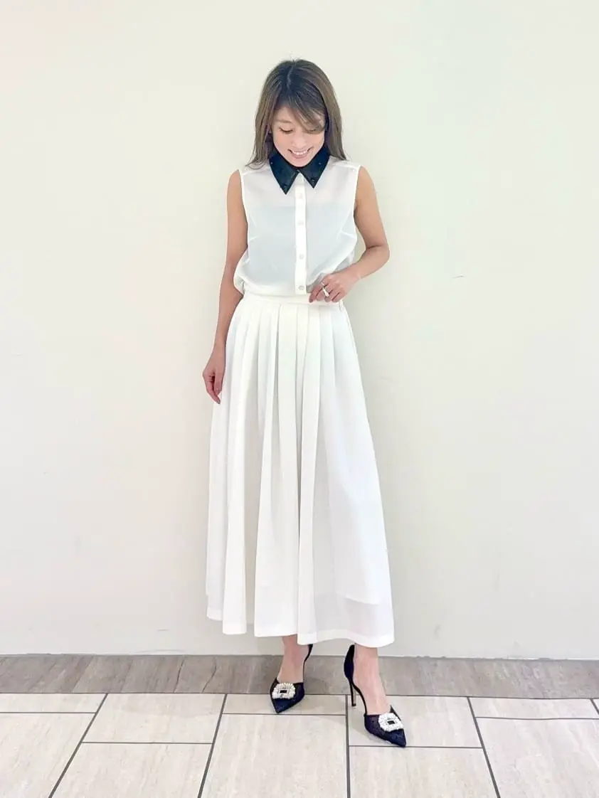 GRACE CONTINENTAL yukimi yonee コーディネート画像