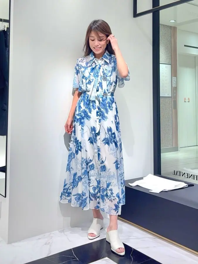 GRACE CONTINENTAL yukimi yonee コーディネート画像