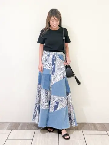 GRACE CONTINENTAL yukimi yonee コーディネート画像