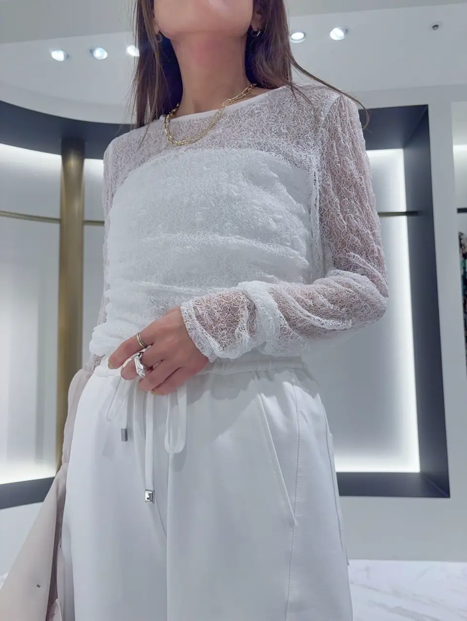 GRACE CONTINENTAL yukimi yonee コーディネート画像