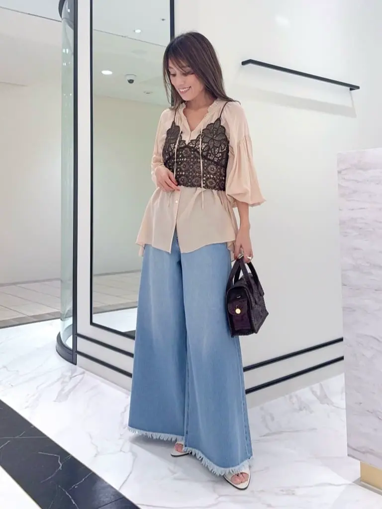 GRACE CONTINENTAL yukimi yonee コーディネート画像