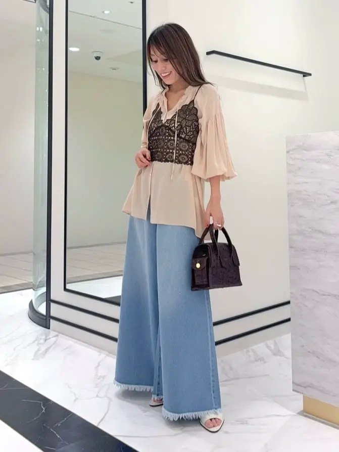 GRACE CONTINENTAL yukimi yonee コーディネート画像