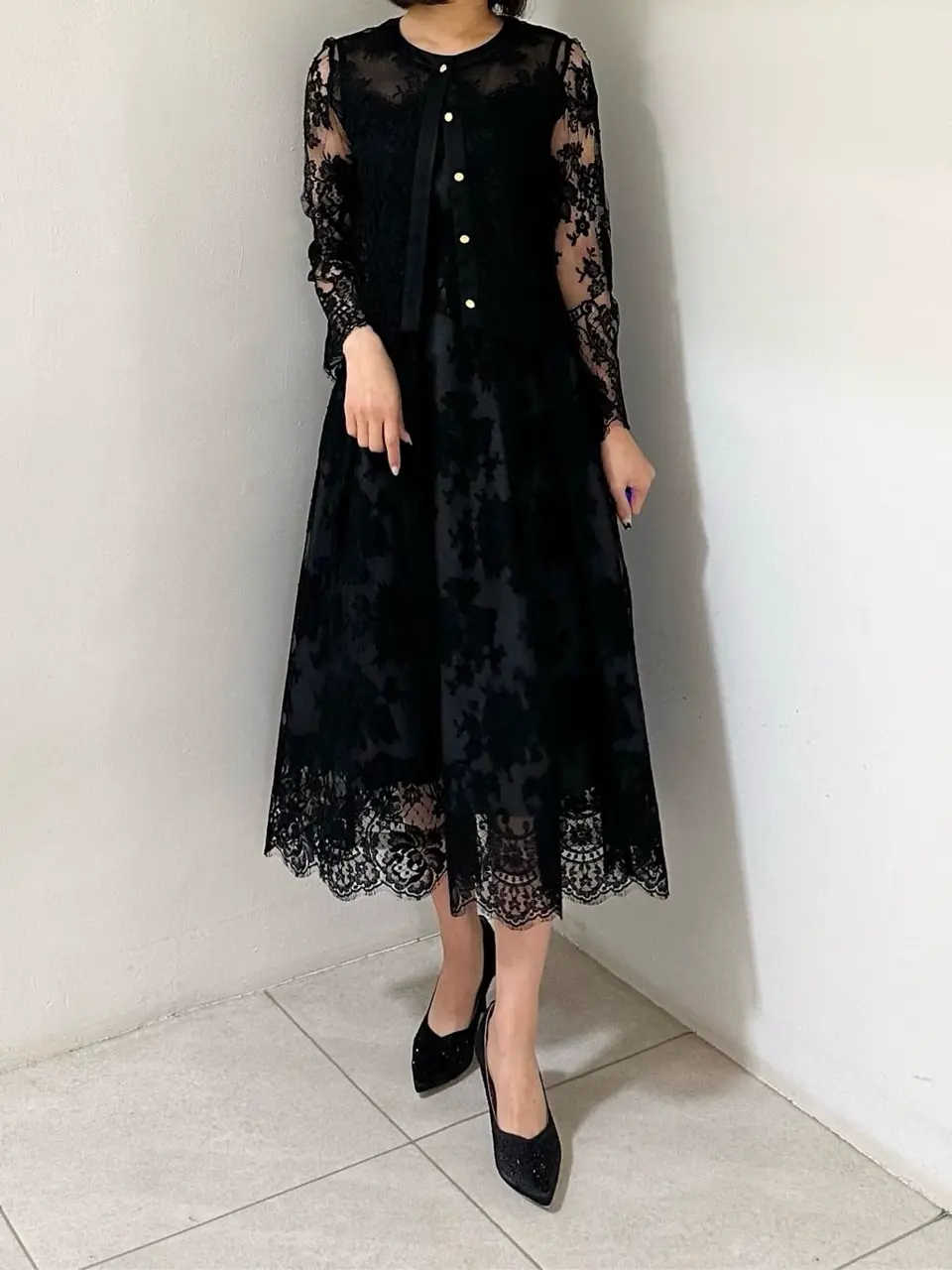 GRACE CONTINENTAL MORITA AI コーディネート画像