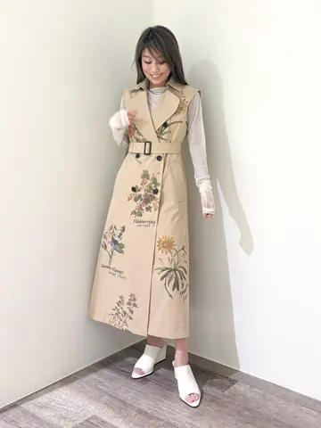 GRACE CONTINENTAL yukimi yonee コーディネート画像