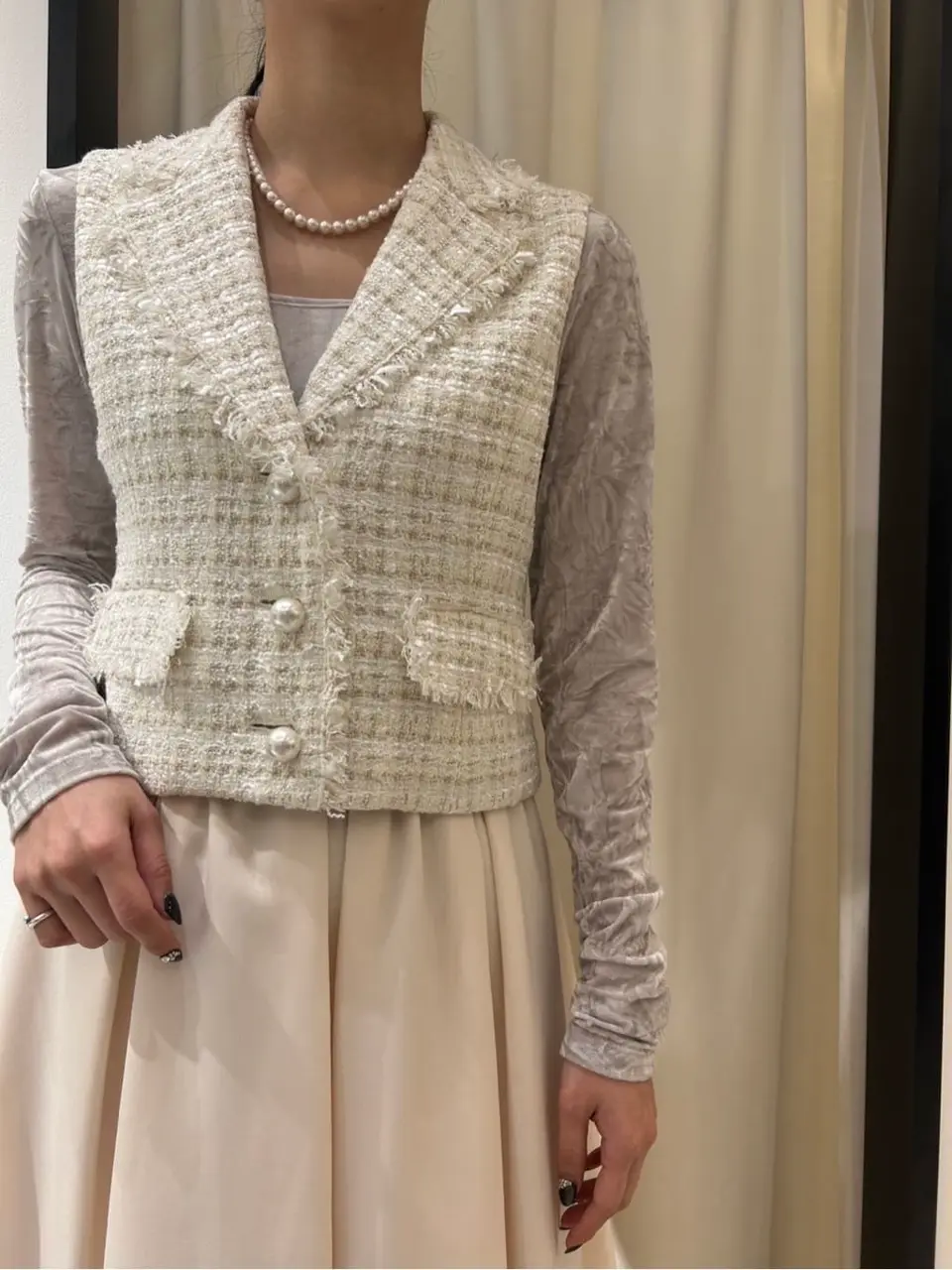 GRACE CONTINENTAL 端場　わかな コーディネート画像