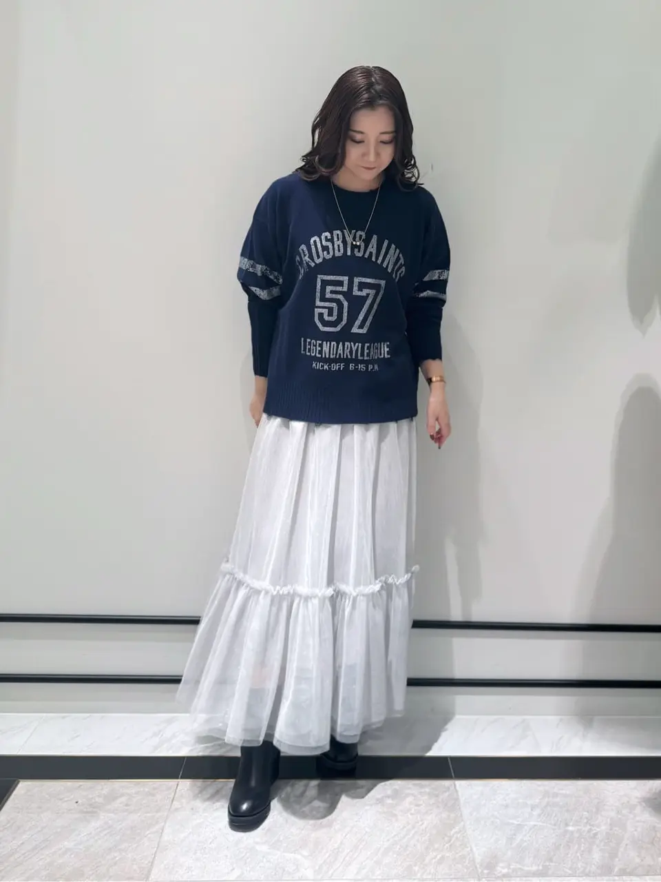 GRACE CONTINENTAL MOMOKO コーディネート画像