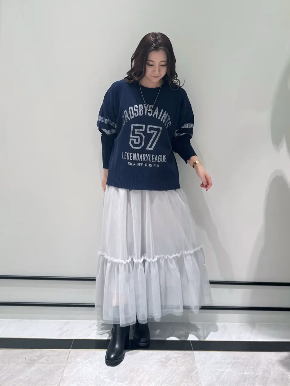 GRACE CONTINENTAL MOMOKO コーディネート画像