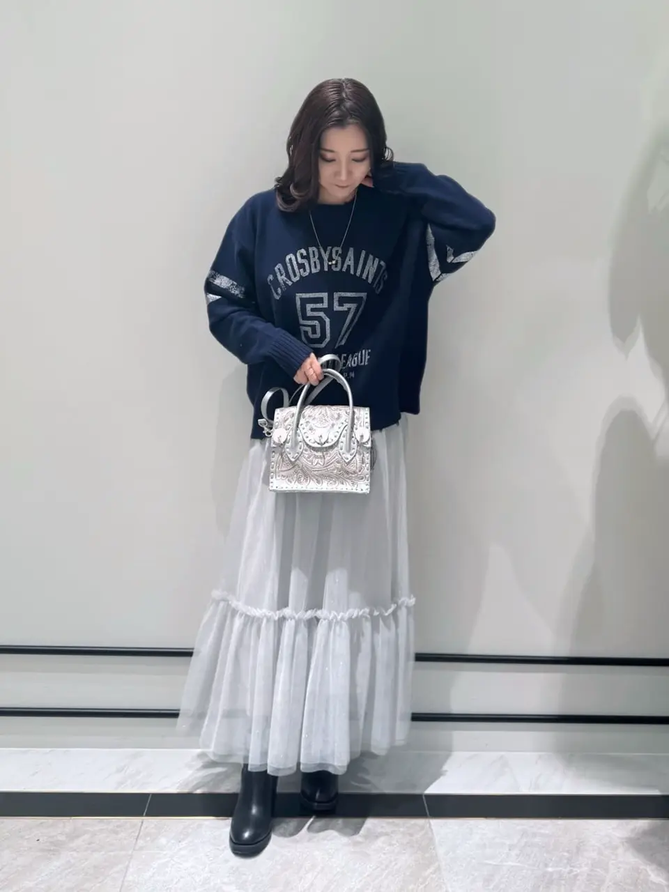 GRACE CONTINENTAL MOMOKO コーディネート画像