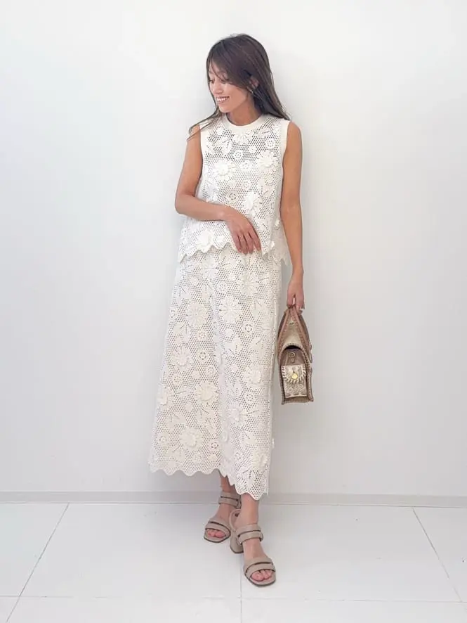 GRACE CONTINENTAL yukimi yonee コーディネート画像