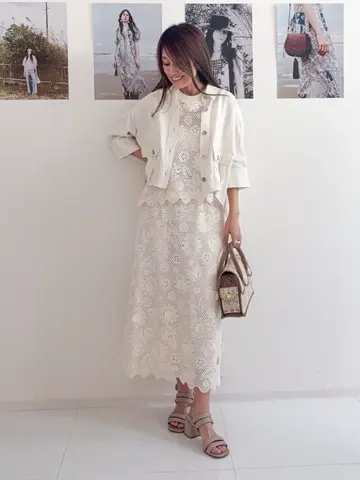 GRACE CONTINENTAL yukimi yonee コーディネート画像