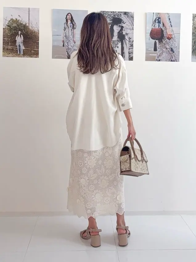 GRACE CONTINENTAL yukimi yonee コーディネート画像