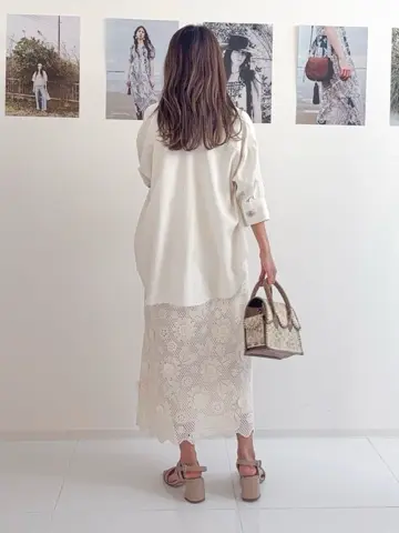 GRACE CONTINENTAL yukimi yonee コーディネート画像