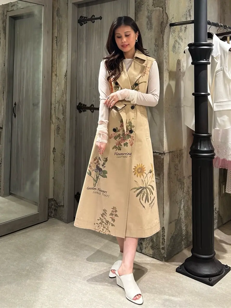 GRACE CONTINENTAL 志田　悠 コーディネート画像