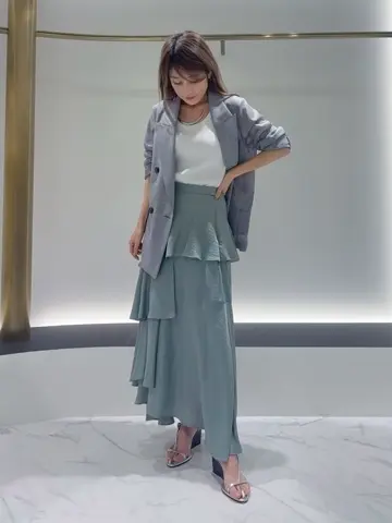 GRACE CONTINENTAL yukimi yonee コーディネート画像