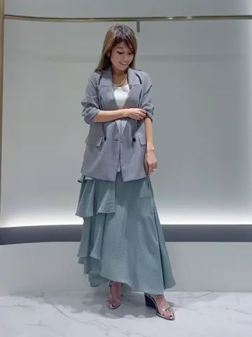 GRACE CONTINENTAL yukimi yonee コーディネート画像