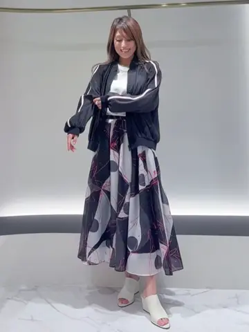 GRACE CONTINENTAL yukimi yonee コーディネート画像