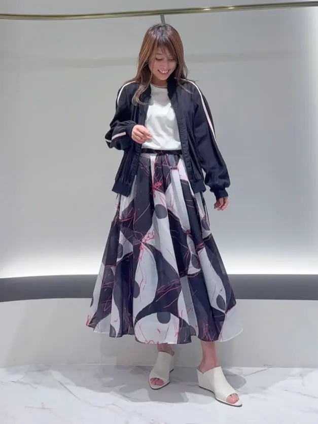 GRACE CONTINENTAL yukimi yonee コーディネート画像