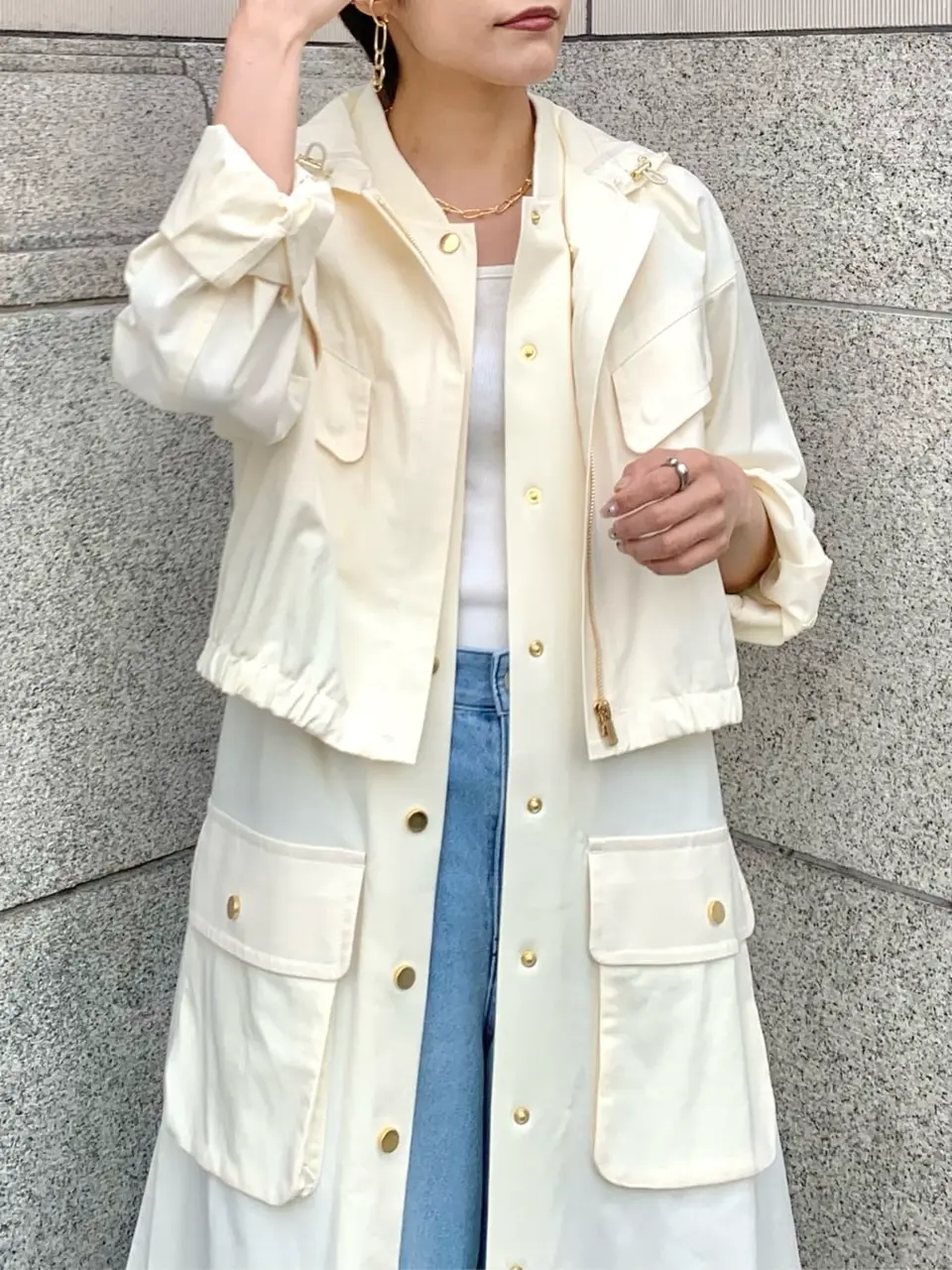 GRACE CONTINENTAL haruka iwasaki コーディネート画像