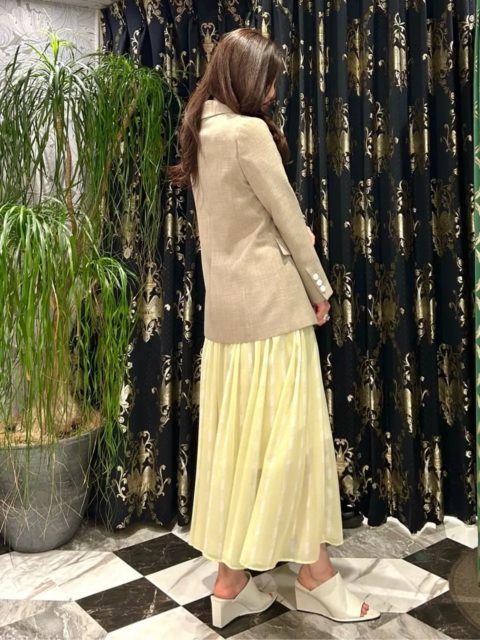 GRACE CONTINENTAL 志田　悠 コーディネート画像