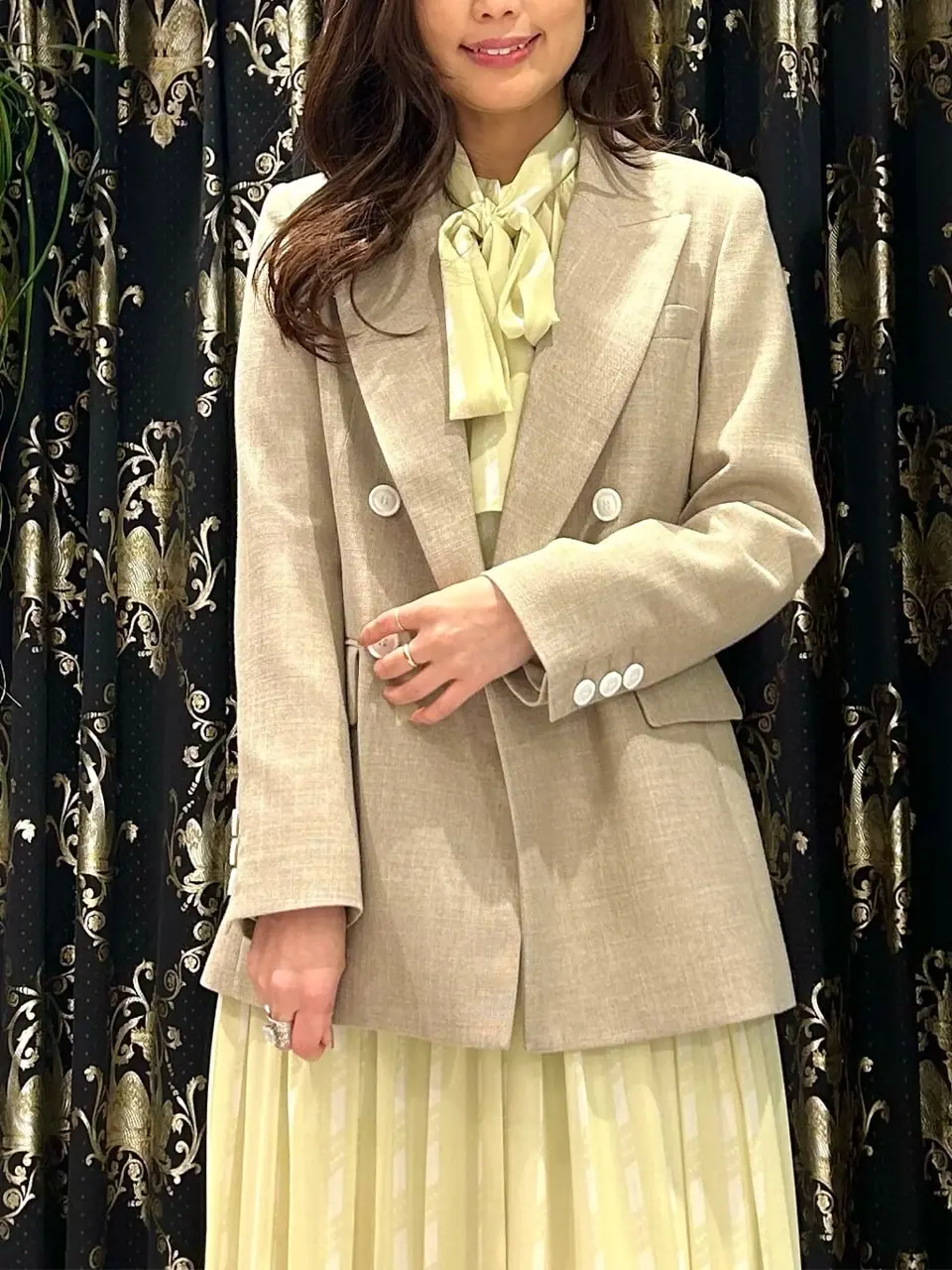 GRACE CONTINENTAL 志田　悠 コーディネート画像