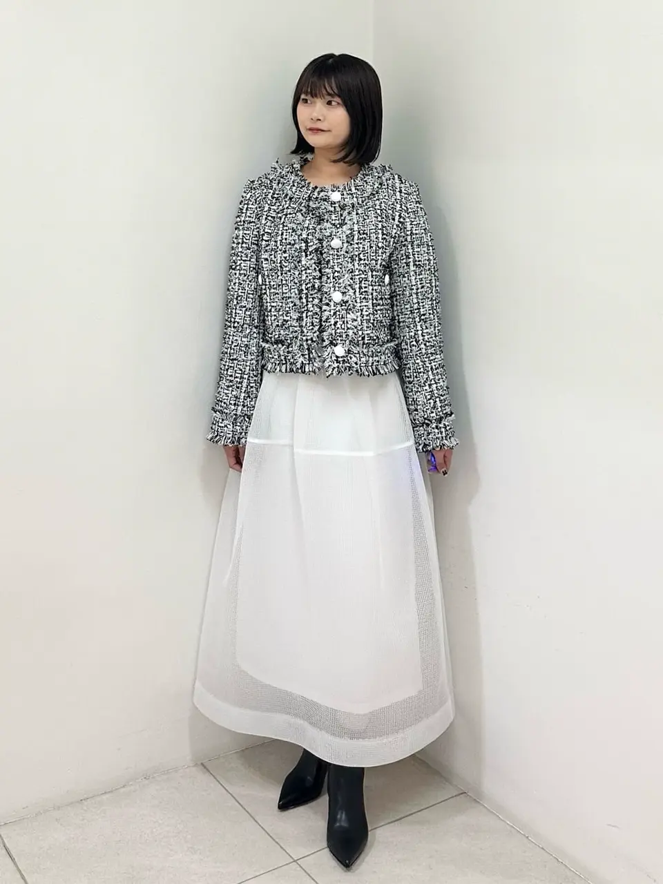 GRACE CONTINENTAL MORITA AI コーディネート画像