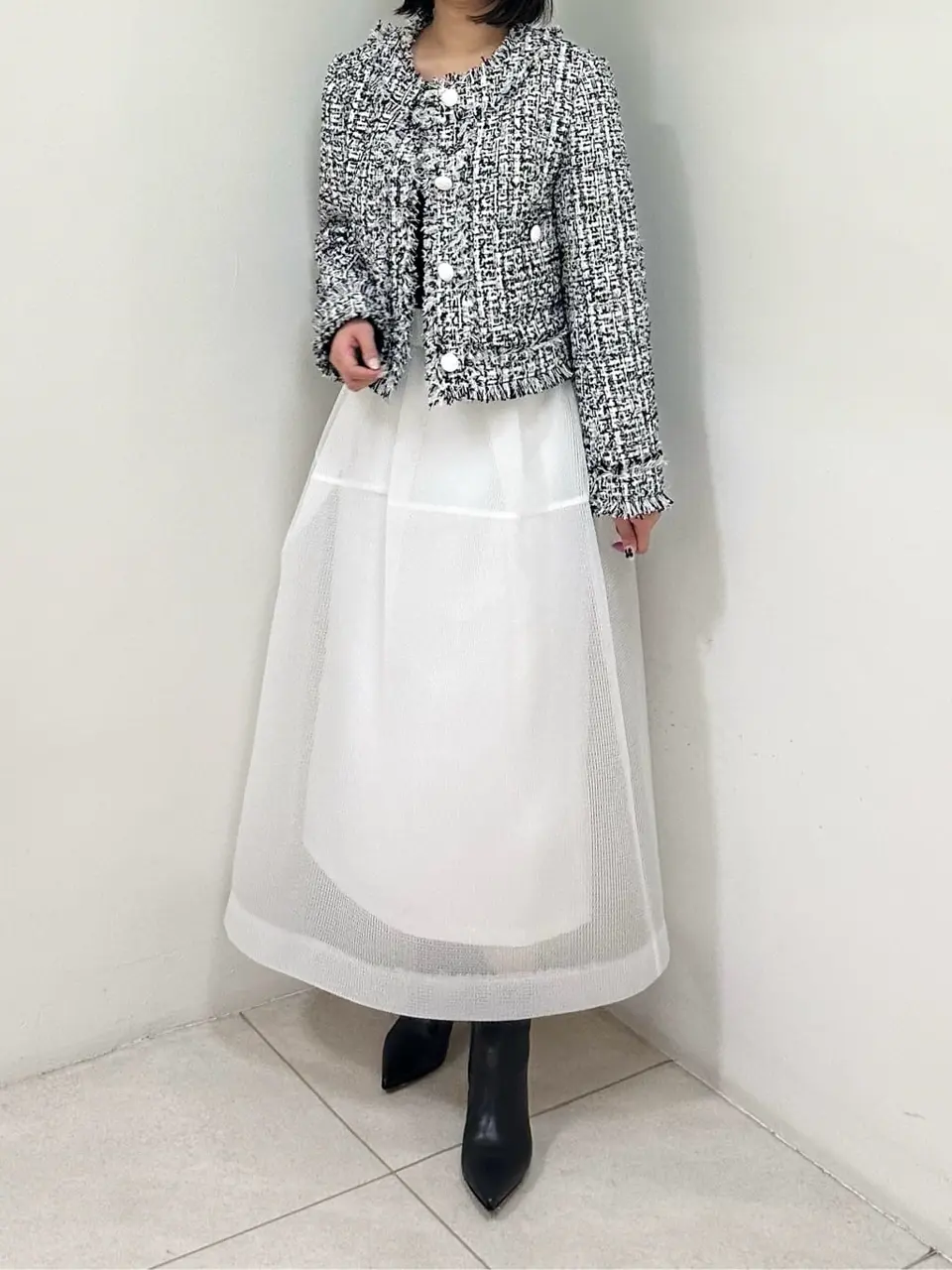 GRACE CONTINENTAL MORITA AI コーディネート画像