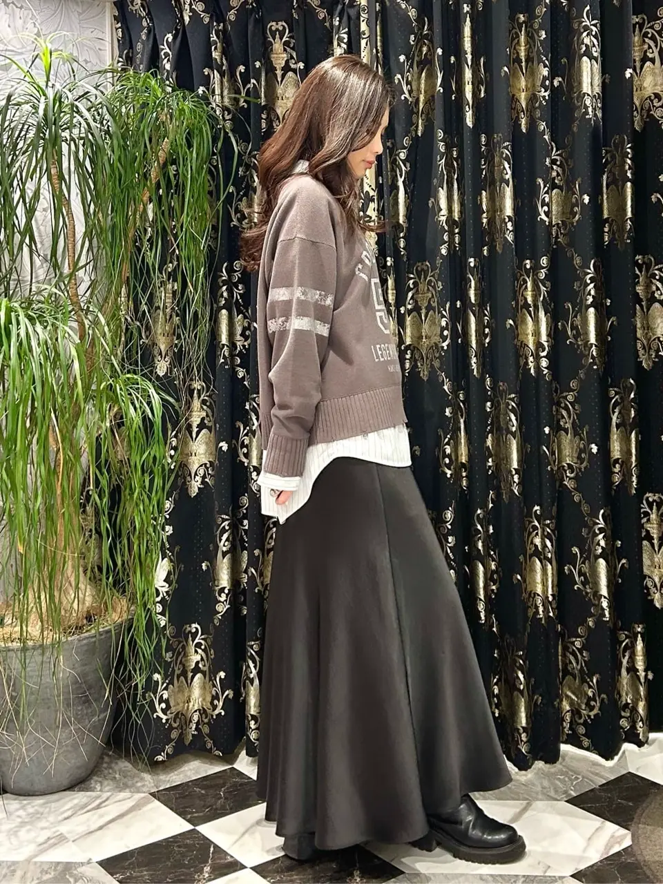 GRACE CONTINENTAL 志田　悠 コーディネート画像