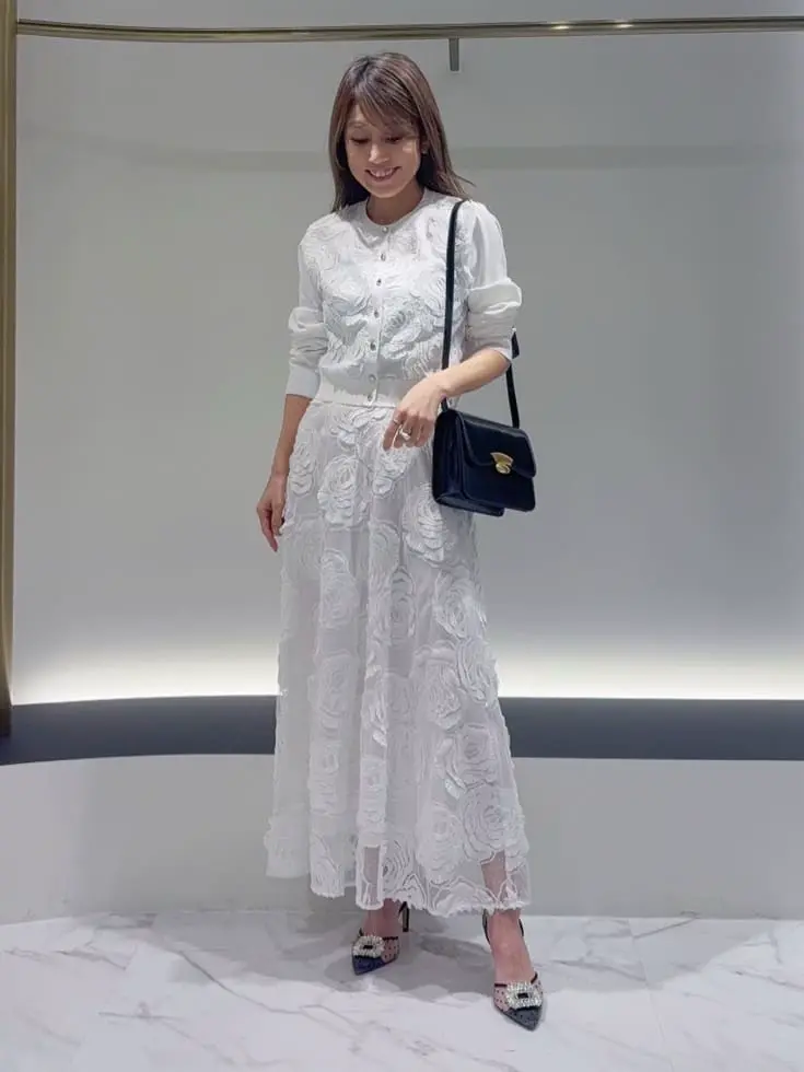 GRACE CONTINENTAL yukimi yonee コーディネート画像