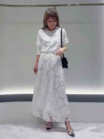 GRACE CONTINENTAL yukimi yonee コーディネート画像