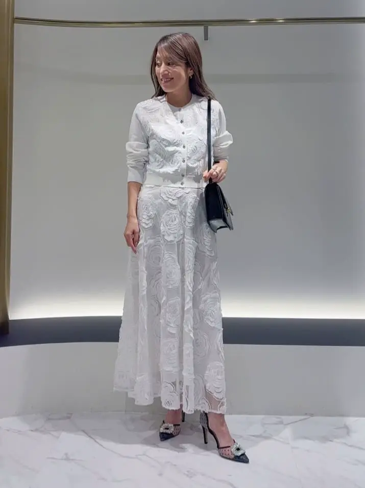 GRACE CONTINENTAL yukimi yonee コーディネート画像