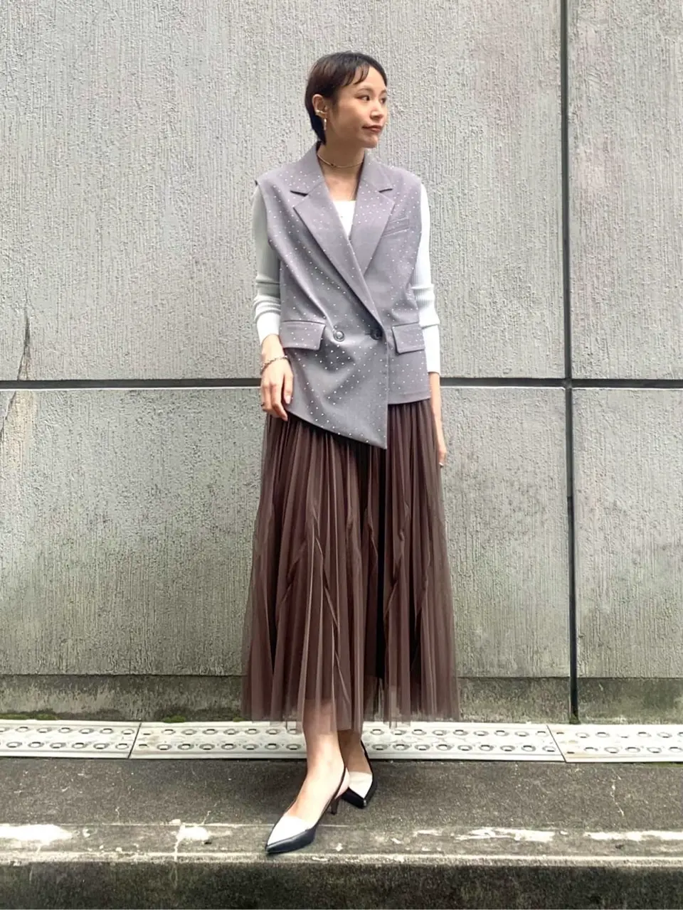 GRACE CONTINENTAL haruka iwasaki コーディネート画像