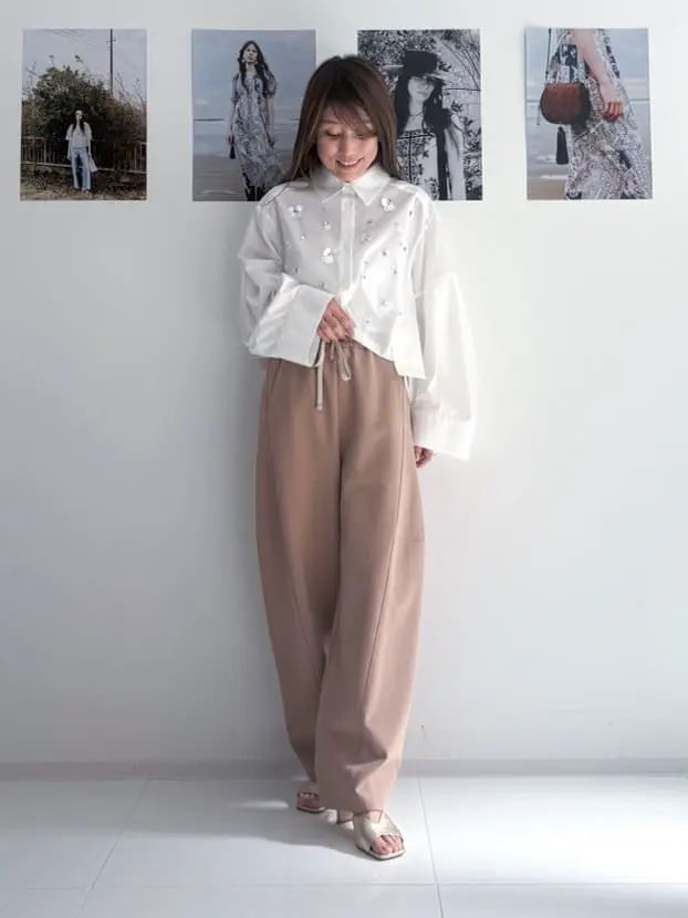 GRACE CONTINENTAL yukimi yonee コーディネート画像