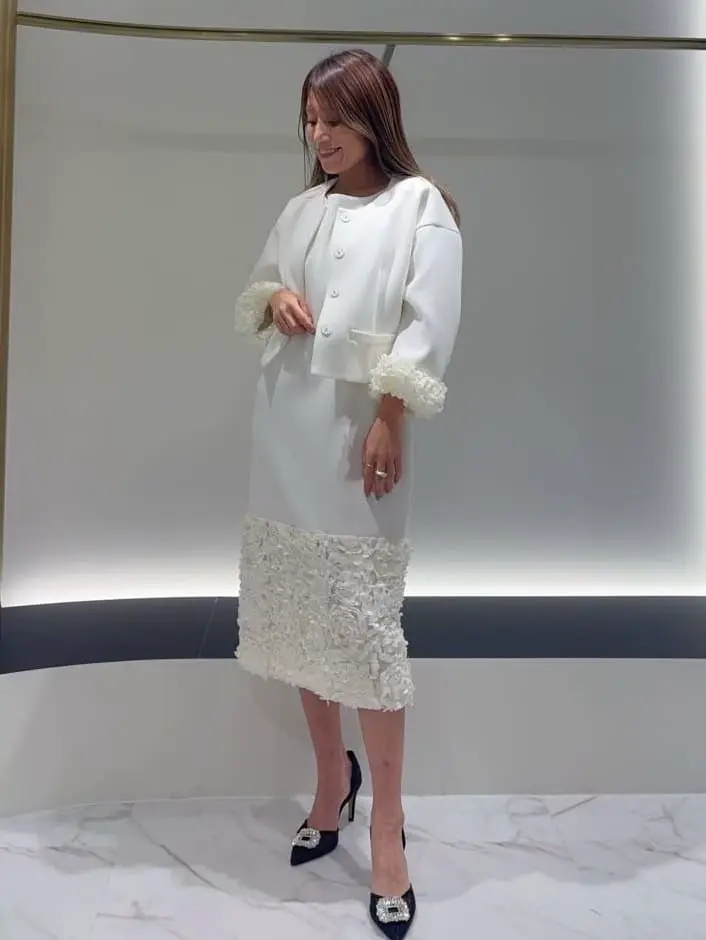 GRACE CONTINENTAL yukimi yonee コーディネート画像