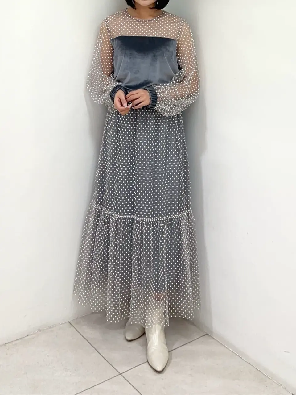 GRACE CONTINENTAL MORITA AI コーディネート画像