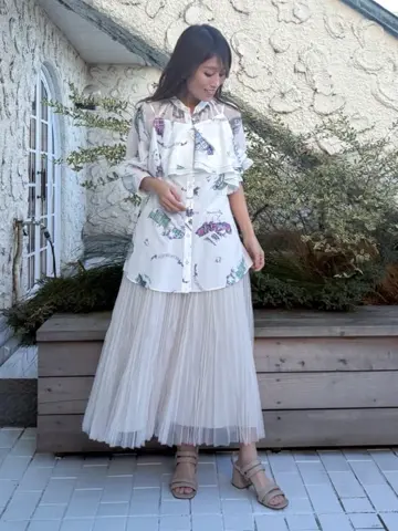 GRACE CONTINENTAL yukimi yonee コーディネート画像