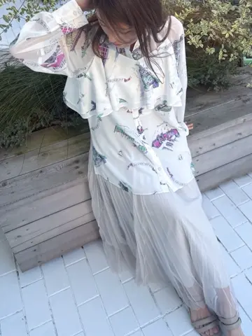 GRACE CONTINENTAL yukimi yonee コーディネート画像