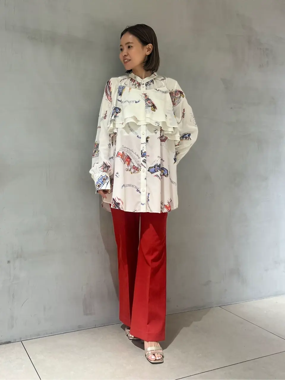 GRACE CONTINENTAL 穐山　香織 コーディネート画像