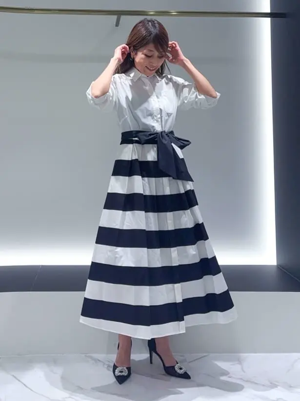 GRACE CONTINENTAL yukimi yonee コーディネート画像