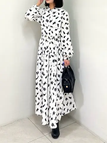 GRACE CONTINENTAL MORITA AI コーディネート画像