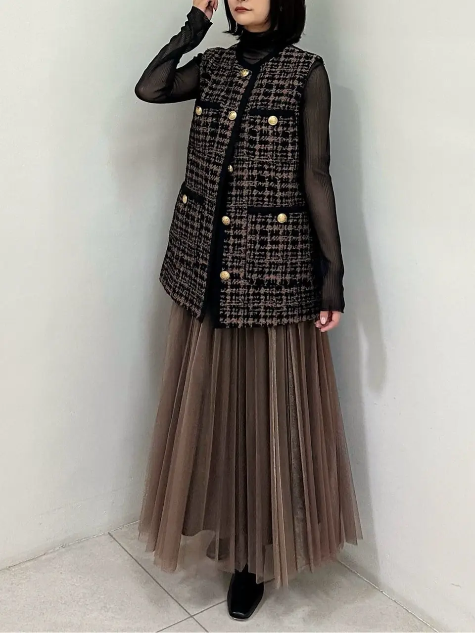 GRACE CONTINENTAL MORITA AI コーディネート画像