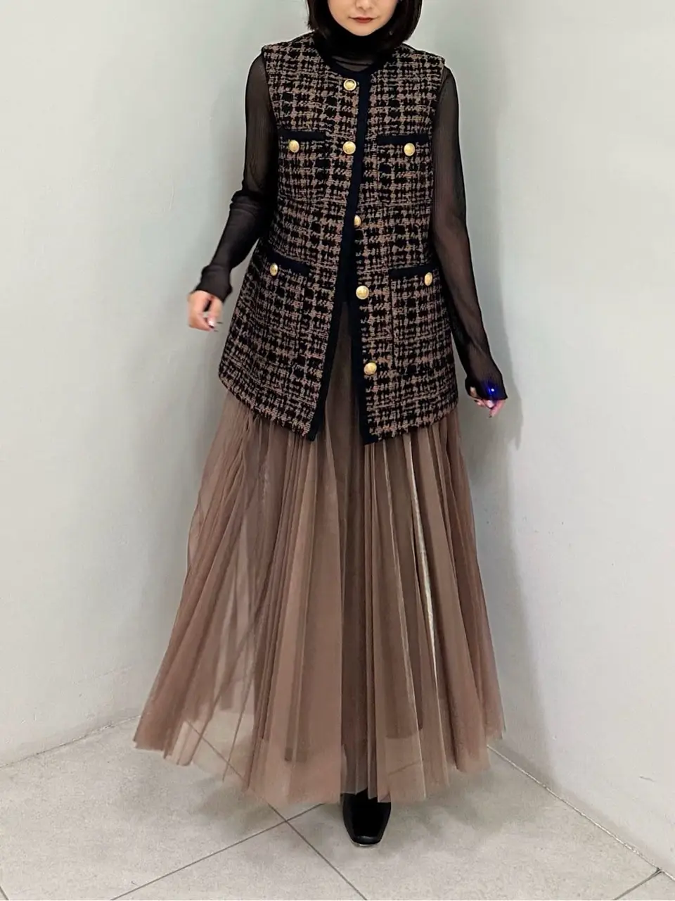 GRACE CONTINENTAL MORITA AI コーディネート画像