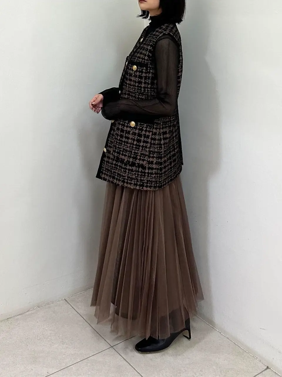 GRACE CONTINENTAL MORITA AI コーディネート画像