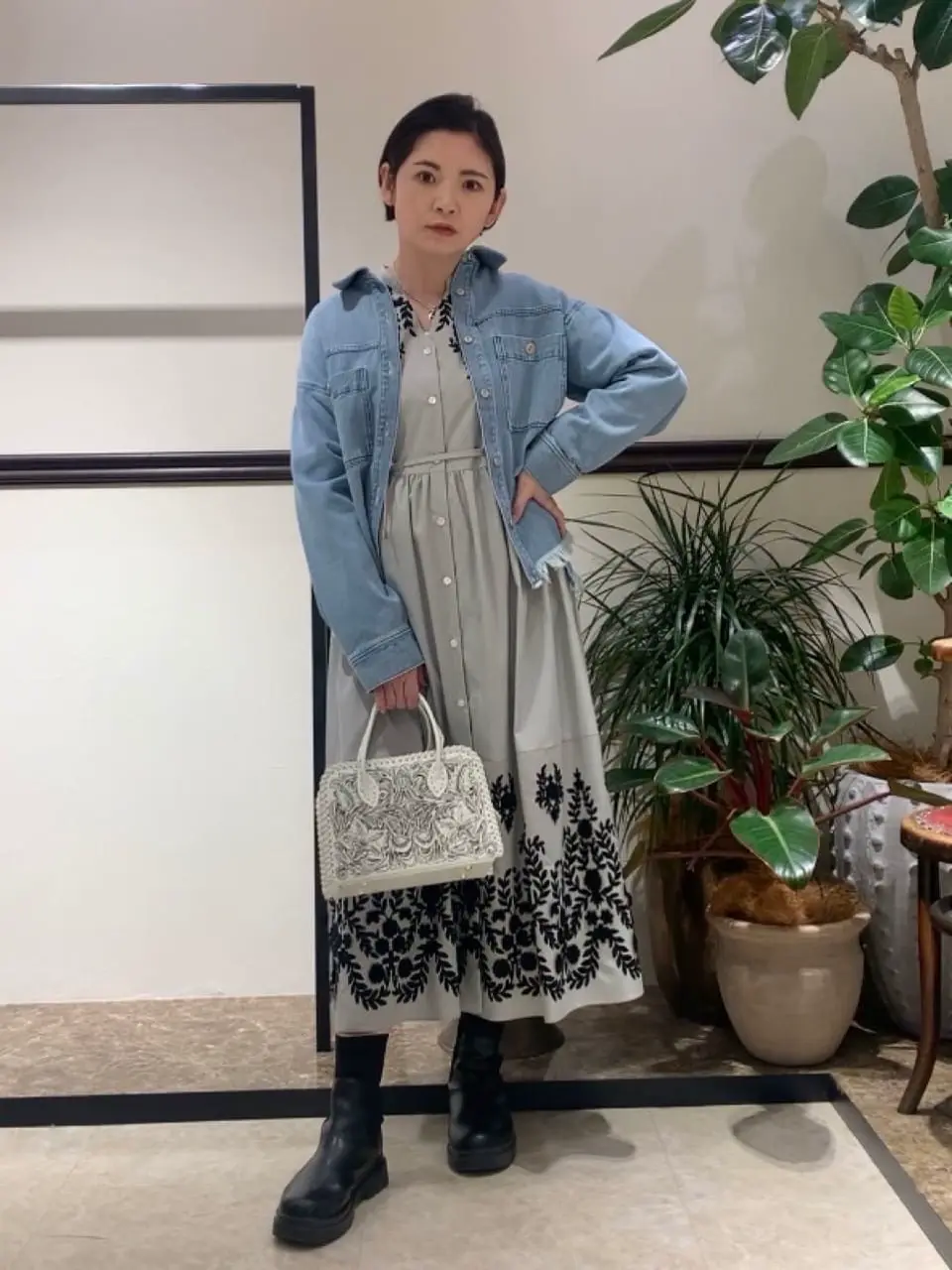 GRACE CONTINENTAL N.YURI コーディネート画像